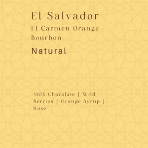 薩爾瓦多（ El Salvador - El Carmen Orange Bourbon ）